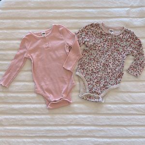 Lettuce long sleeve onsie (2-pack)